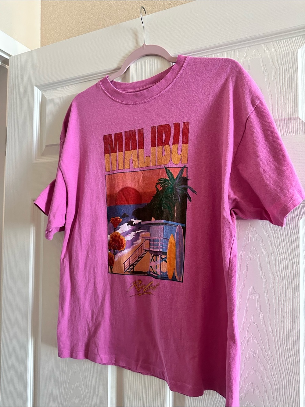 Rip Curl Pink Malibu Graphic Tee